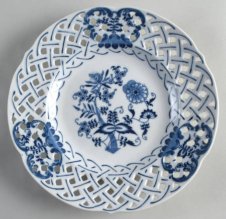 Blue Danube Pierced Edge Dinner Plate