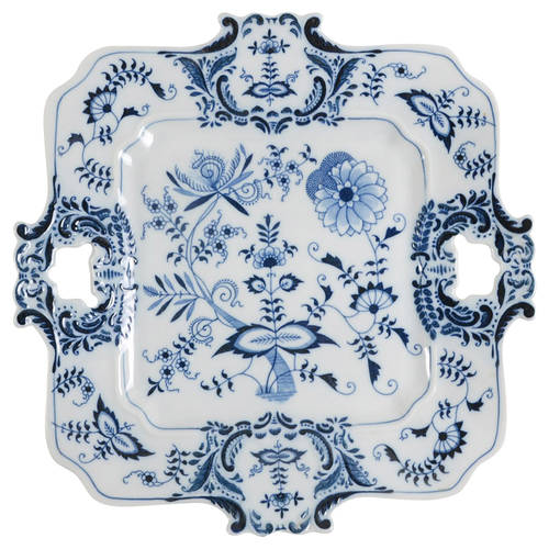 Blue Danube 12" Square Serving Platter