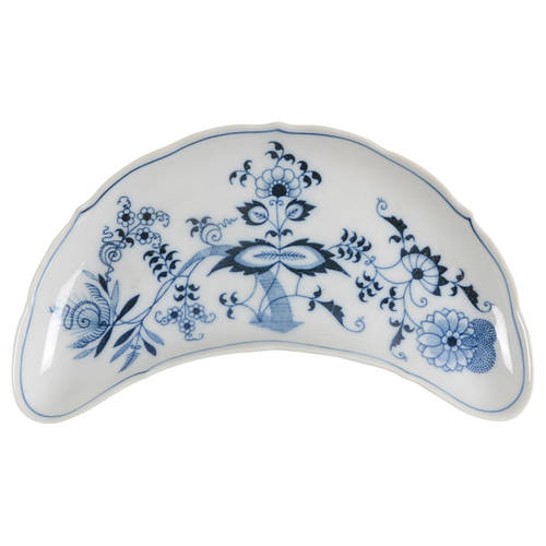 Blue Danube Crescent Salad Plate