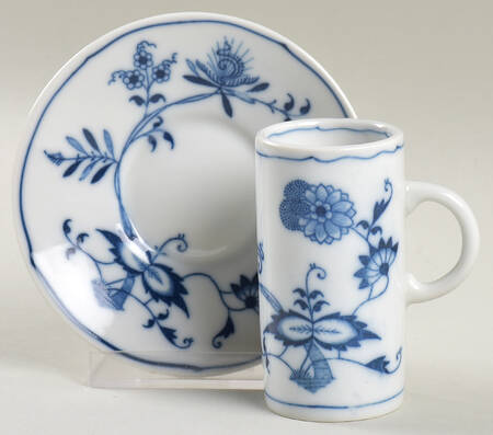 Blue Danube Irish Coffee Cup and Saucer
