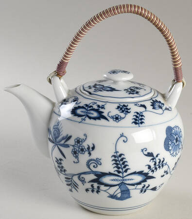 Blue Danube Teapot W/Top Handle & Lid