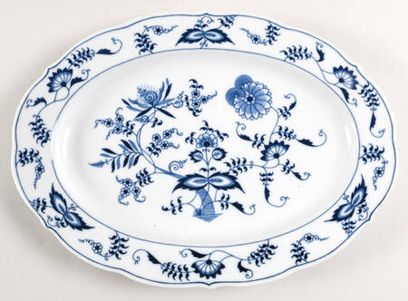 Blue Danube 13" Oval Serving Platter