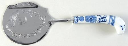 Blue Danube Cranberry Server with Stainless Bowl