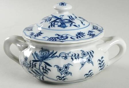 Blue Danube Covered Soup Bowl