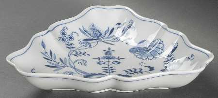 Blue Danube Triangular Vegetable Bowl