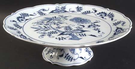 Blue Danube 14" Diameter Pedestal Cake Stand