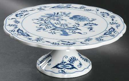 Blue Danube 10" Diameter Pedestal Cake Stand
