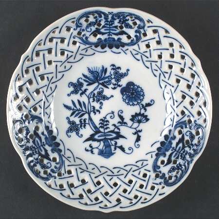 Blue Danube Pierced Edge Salad Plate