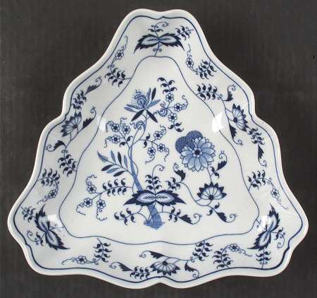 Blue Danube Triangular Vegetable Bowl