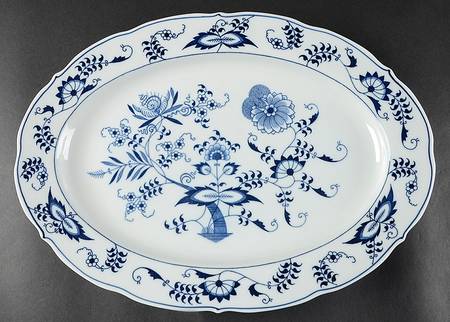 Blue Danube 15" Oval Serving Platter