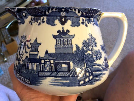 Willow Blue (Gold Trim) Jug