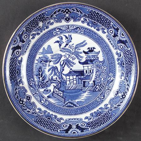 Willow Blue (Gold Trim) Saucer for Oversized Cup