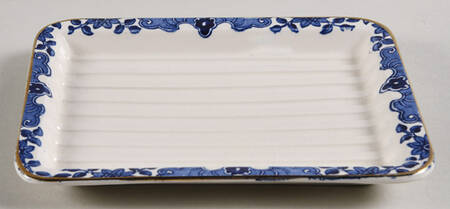 Willow Blue (Gold Trim) Cheese Dish with Lid, Base Only (Wedge)