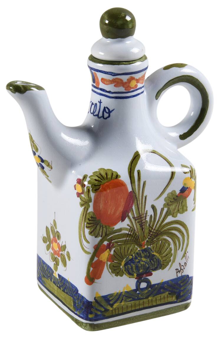 Blue Carnation Vinegar and Stopper