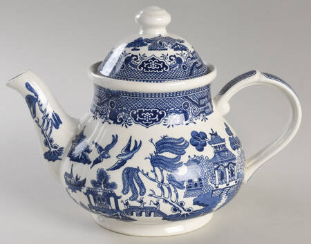 Willow Blue Teapot & Lid