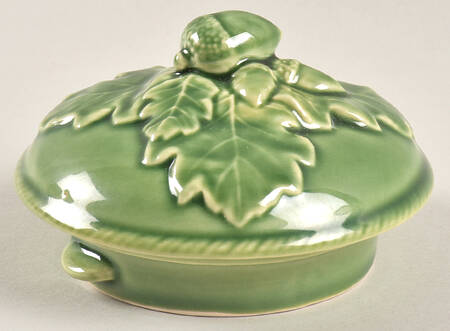 Oak Leaf Green Lid for Teapot