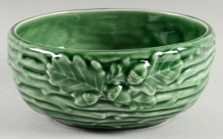 Oak Leaf Green Coupe Cereal Bowl