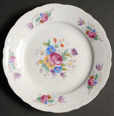 European Garden Bread & Butter Plate