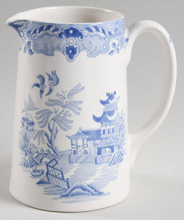 Willow Blue (No Gold Trim) Medium Tankard Jug
