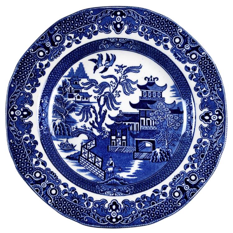 Willow Blue (No Gold Trim) Bread & Butter Plate