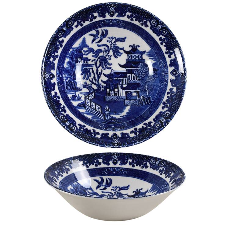 Willow Blue (No Gold Trim) Coupe Cereal Bowl