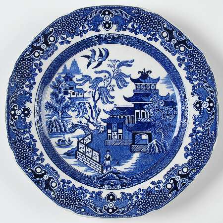 Willow Blue (No Gold Trim) Salad Plate