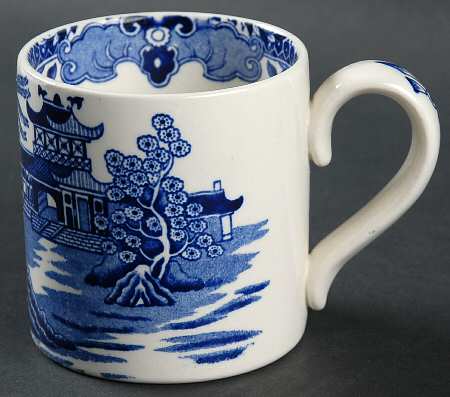 Willow Blue (No Gold Trim) Mug