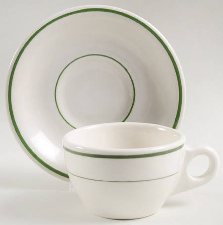 BUF47 Flat Cup & Saucer Set