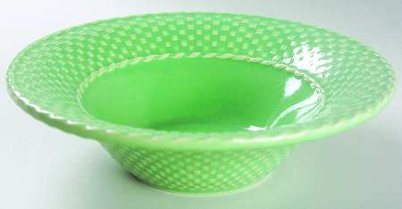 Celebration Green Coupe Soup Bowl