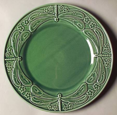 Dragonfly (Green) 12" Chop Plate (Round Platter)