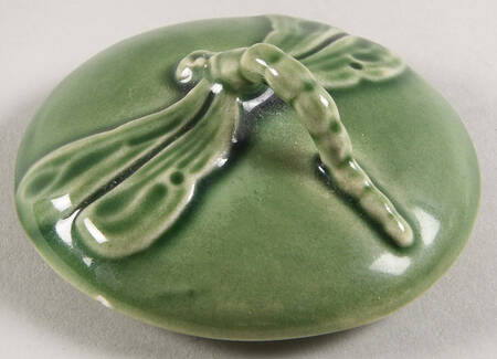 Dragonfly (Green) Lid for Sugar Bowl