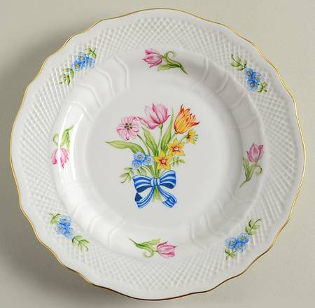 Floral Bouquet Salad Plate