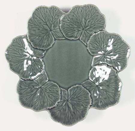 Geranium Green Salad Plate