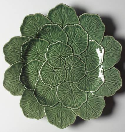 Geranium Green 13" Chop Plate (Round Platter)