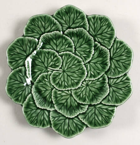 Geranium Green Salad/Dessert Plate
