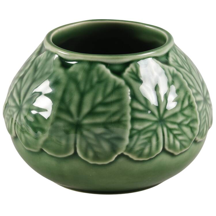 Geranium Green Sugar Bowl No Lid
