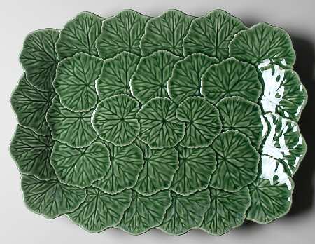 Geranium Green 15" Rectangular Serving Platter