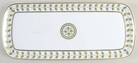 Constance Oblong Cake Plate by Bernardaud