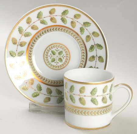 Constance Flat Demitasse Cup & Saucer Set