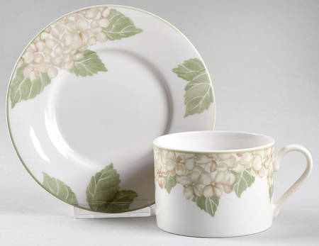 Garden Grove Flat Cup & Saucer Set