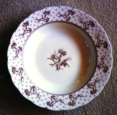 Harvard Brown Rim Soup Bowl