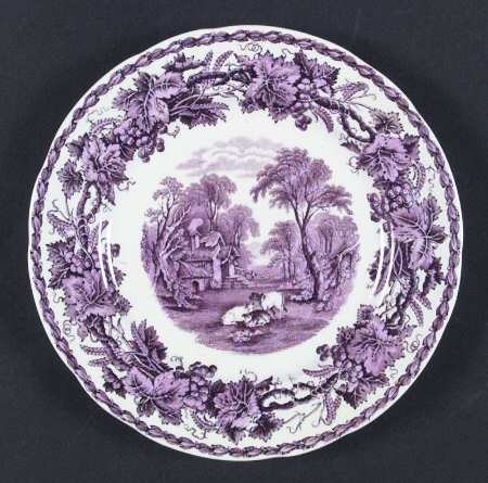 British Scenery Purple (No Embossed Edge) by Booths