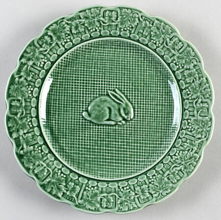 Rabbit Green Accent Salad Plate