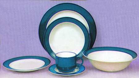 Ribbed Blue by Bengal Fine Ceramics