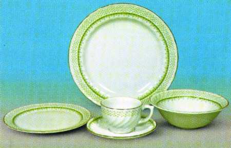 Beautyland Green by Bengal Fine Ceramics