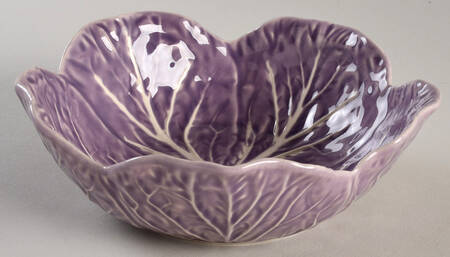 Cabbage Lavender Coupe Soup Bowl