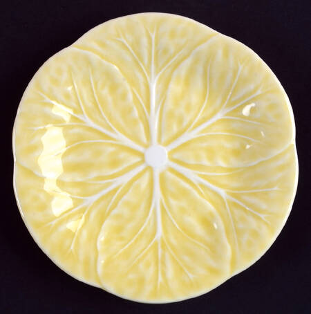 Cabbage Yellow Bread & Butter Plate