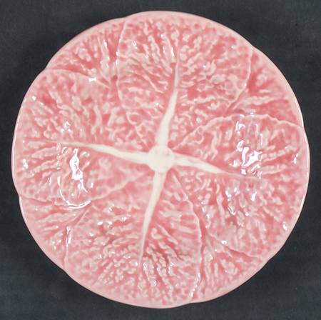 Cabbage Pink Bread & Butter Plate