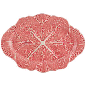 Cabbage Pink 14" Oval Serving Platter