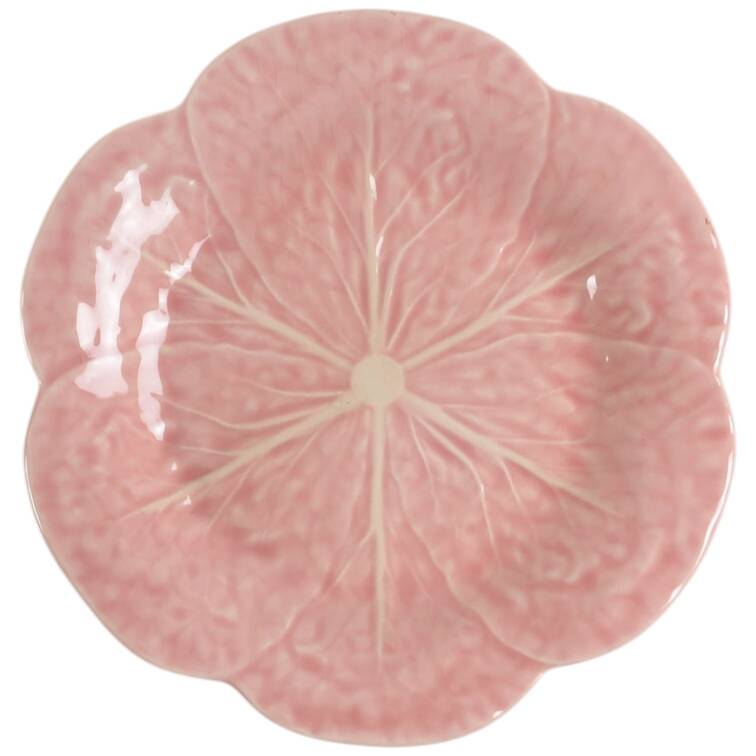 Cabbage Pink Luncheon Plate